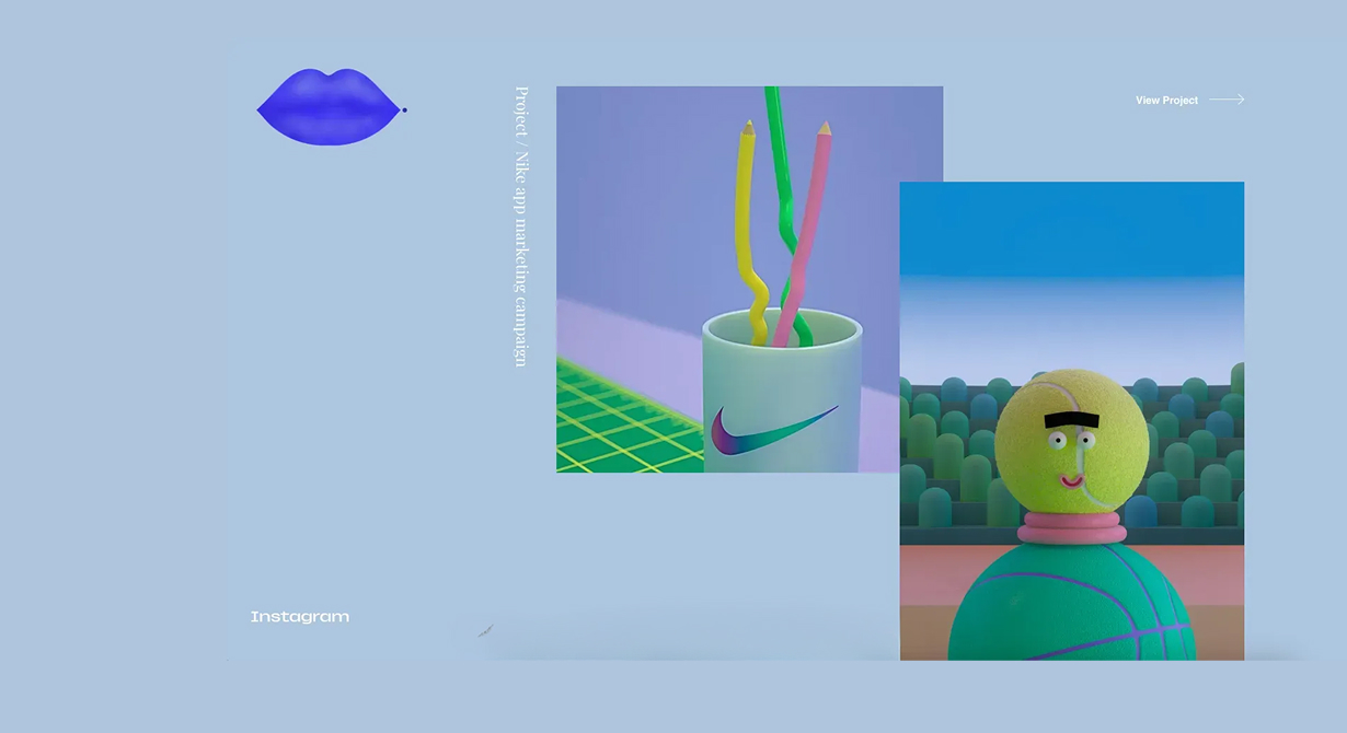 Portfolio website for art director Daniel Aristizabal