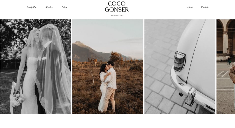 Coco Gonser, criado com o editor de sites Wix.