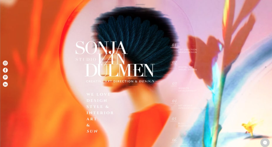 Wix の Web サイトビルダーで作成