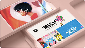 Zobrazení dvou inspirativních webů Wix.