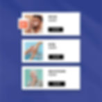 Wix Bookings를 활용한 뷰티 트리트먼트 예약 옵션 이미지