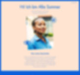 Ein Template für eine Lebenslauf-Website zeigt ein Kurzprofil und ein Porträtfoto. 