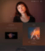 Music portfolio site template for a musician