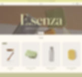 Template eCommerce  di un sito web di prodotti eco sostenibili