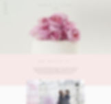 Template Eventi di un sito web di inviti per matrimoni.