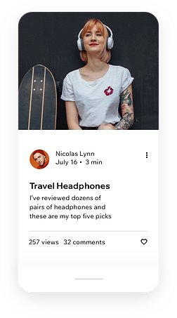 Một bài đăng trên Wix Blog được hiển thị ở chế độ xem trên thiết bị di động