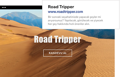 Optimize edilmiş bir SEO başlığı ve açıklamasına sahip bir Wix web sitesi