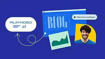 Kolaż kolorowych grafik na granatowym tle.